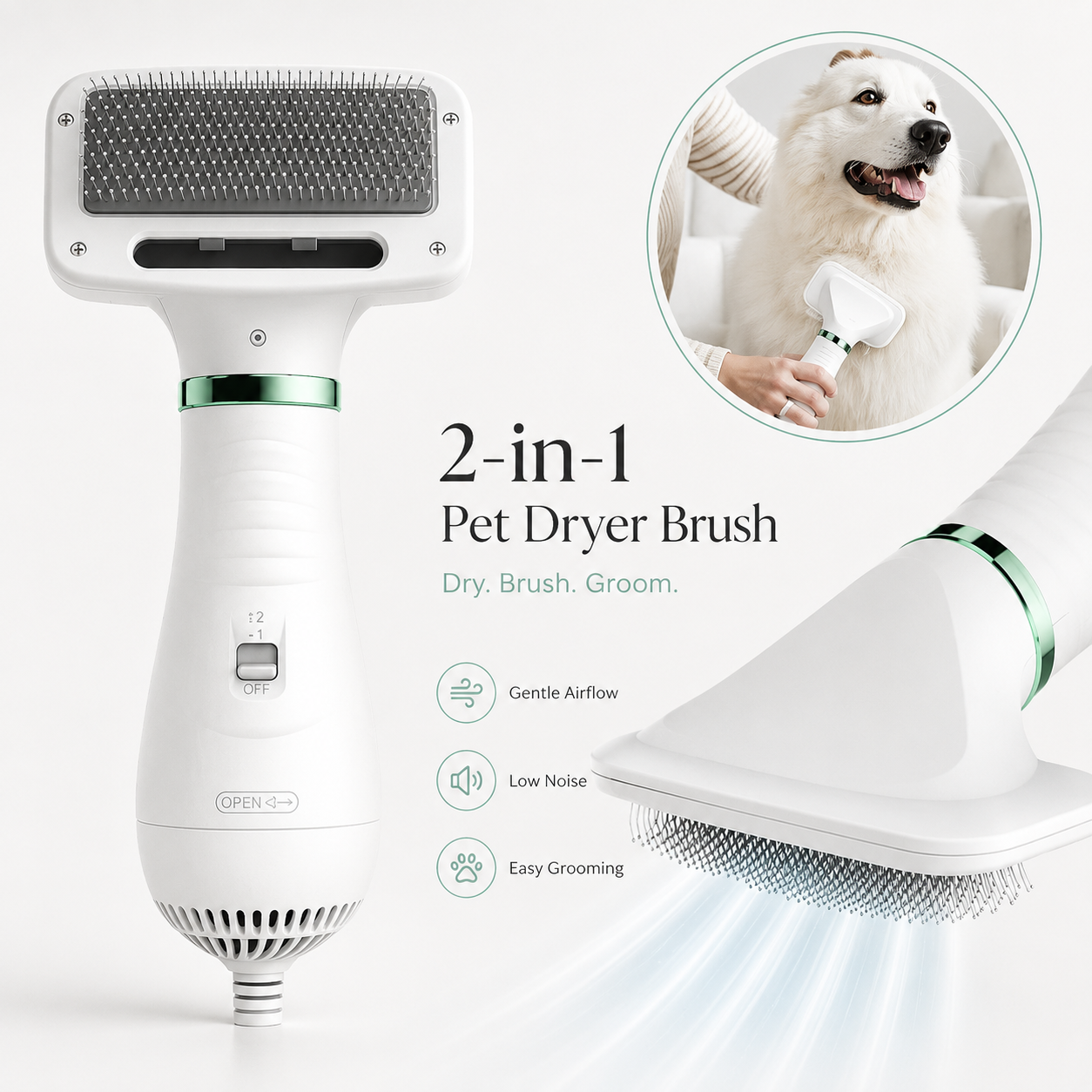 Portable  2 In 1 Dog Hair Dryer
